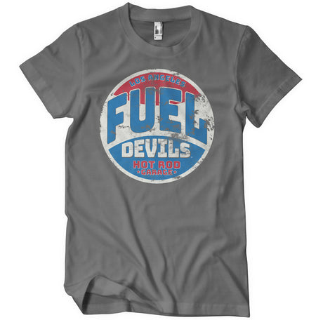 Fuel Devils Hot Rod Garage Patch T-Shirt