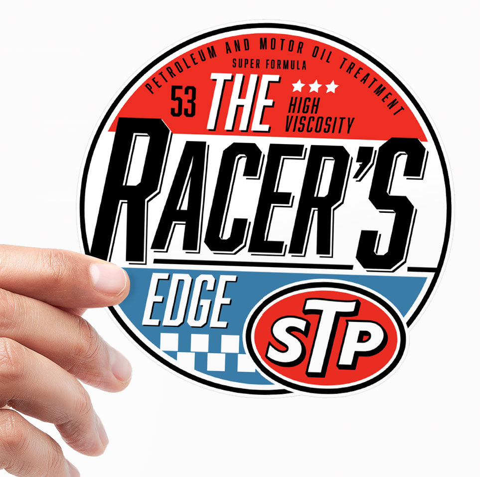 STP - The Racer's Edge Sticker