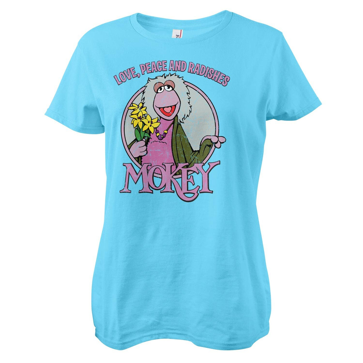 Mokey - Love, Peace and Radishes Girly Tee