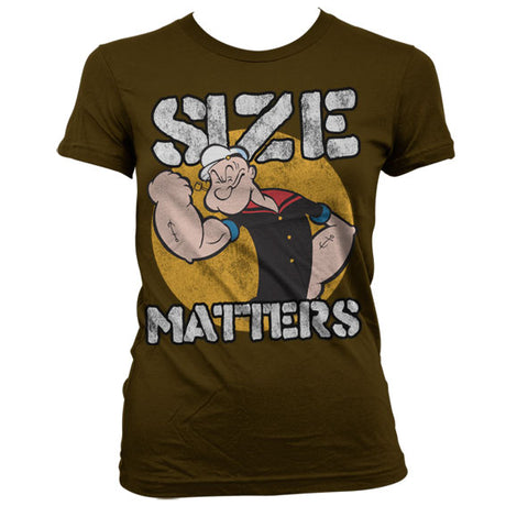 Popeye - Size Matters Girly T-Shirt