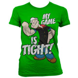 Popeye - Game Is Tight Girly T-Shirt