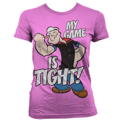 Popeye - Game Is Tight Girly T-Shirt