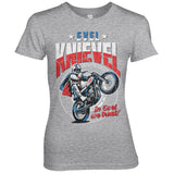 Evel Knievel Wheelie Girly Tee