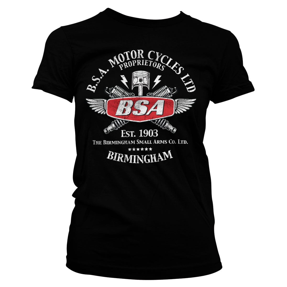 B.S.A. Motor Cycles Sparks Girly Tee