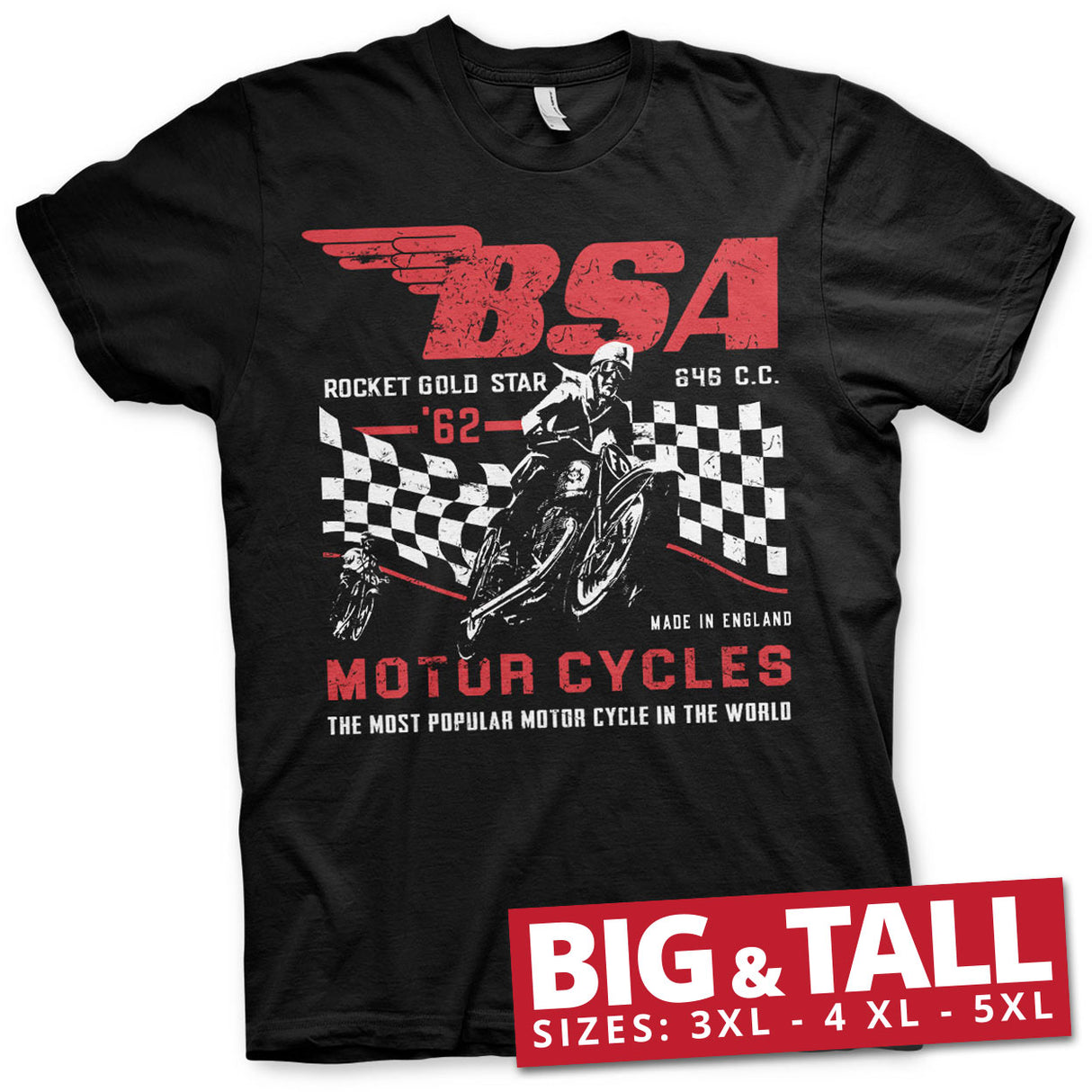 B.S.A. Rocket Gold Star Big & Tall T-Shirt