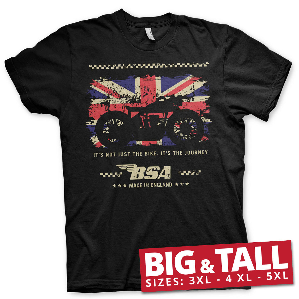 B.S.A. Motor Cycles - The Journey Big & Tall T-Shirt