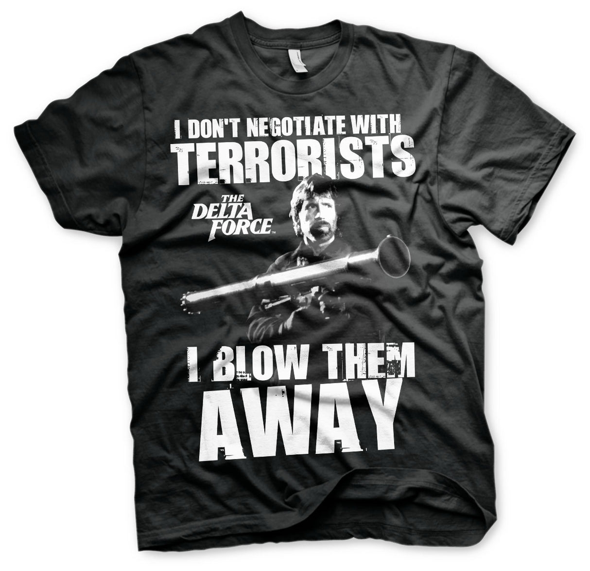 Chuck Norris - I Blow Terrorists Away T-Shirt