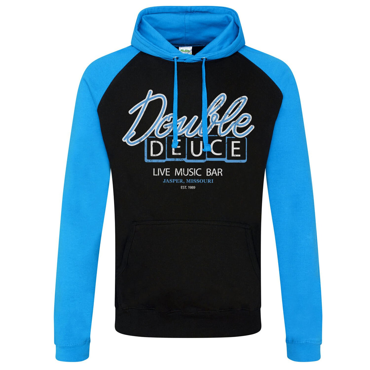 Double Deuce Live Bar Baseball Hoodie