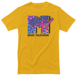 MTV - Colorful Leopard Pattern Logo T-Shirt