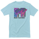 MTV - Colorful Leopard Pattern Logo T-Shirt