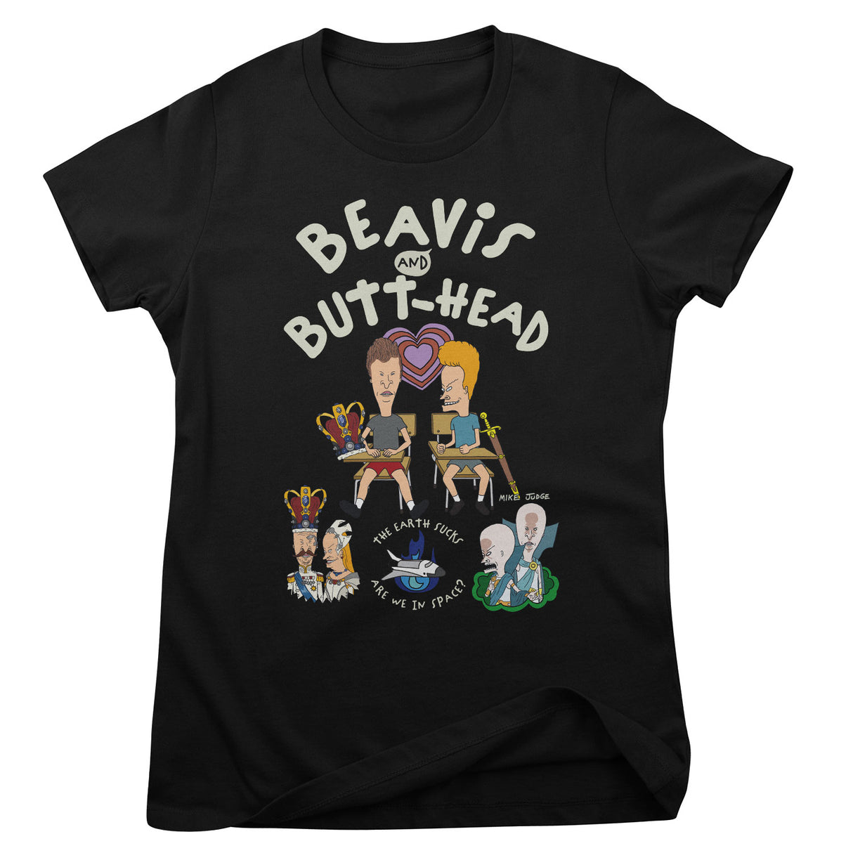 Beavis And Butt-Head - The Earth Sucks Girly Tee