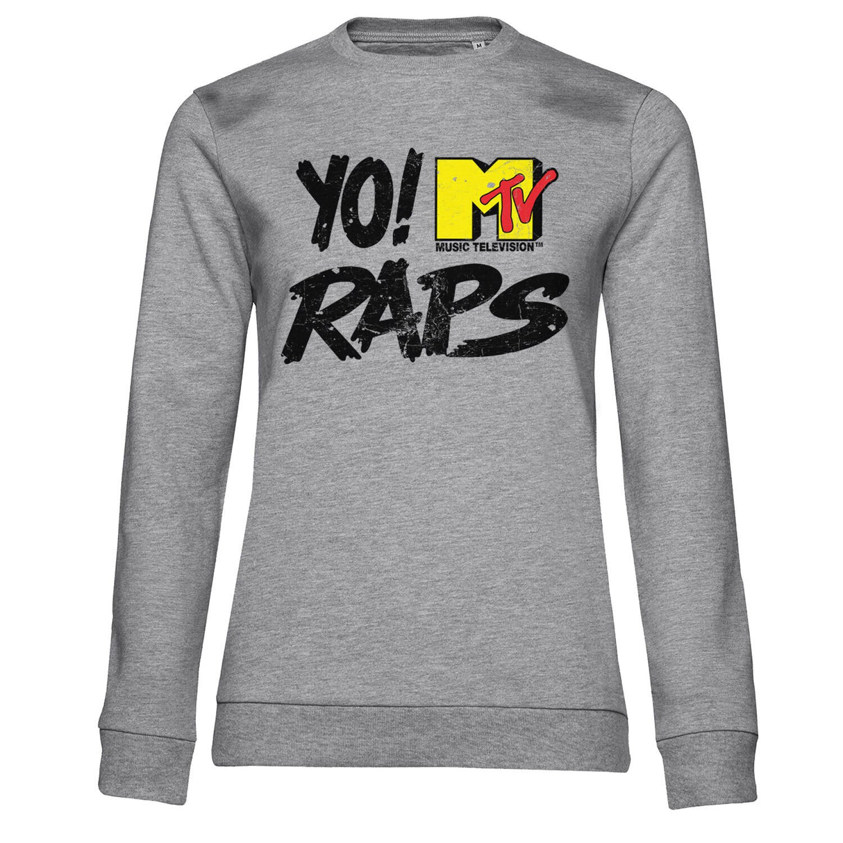 Yo! MTV Raps Distressed Logo Girly Sweatshirt