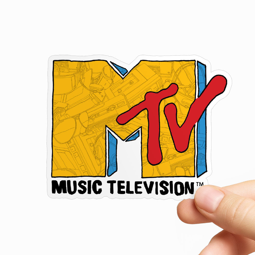 MTV Sketch Logo Sticker