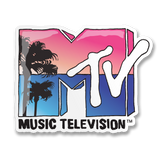 MTV Tropical Logo Sticker