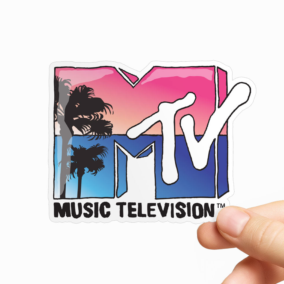 MTV Tropical Logo Sticker