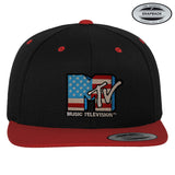 MTV American Flag Premium Snapback Cap