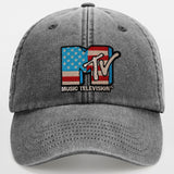 MTV American Flag Vintage Low Profile Cap