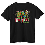Turtles - Holiday Heroes Kids Tee