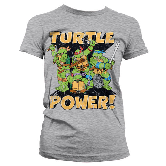 TMNT - Turtle Power! Girly T-Shirt