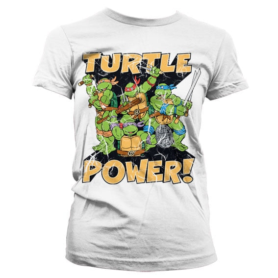 TMNT - Turtle Power! Girly T-Shirt