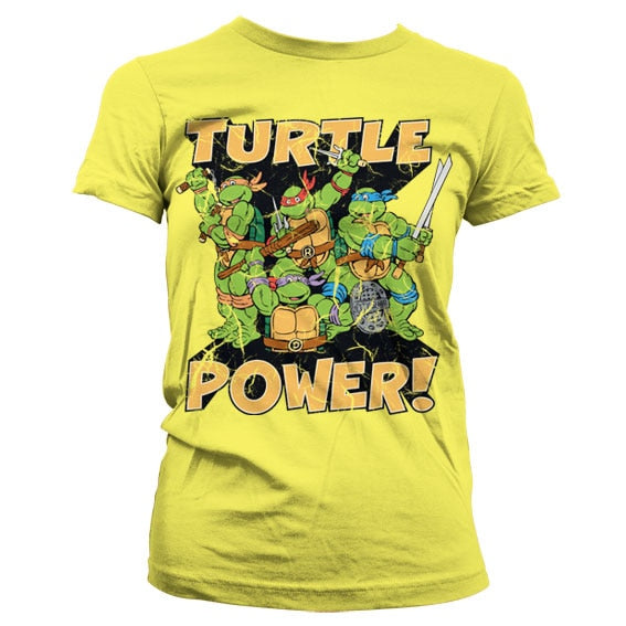 TMNT - Turtle Power! Girly T-Shirt