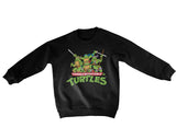 Teeange Mutant Ninja Turtles Distressed Group Kids Sweatshirt