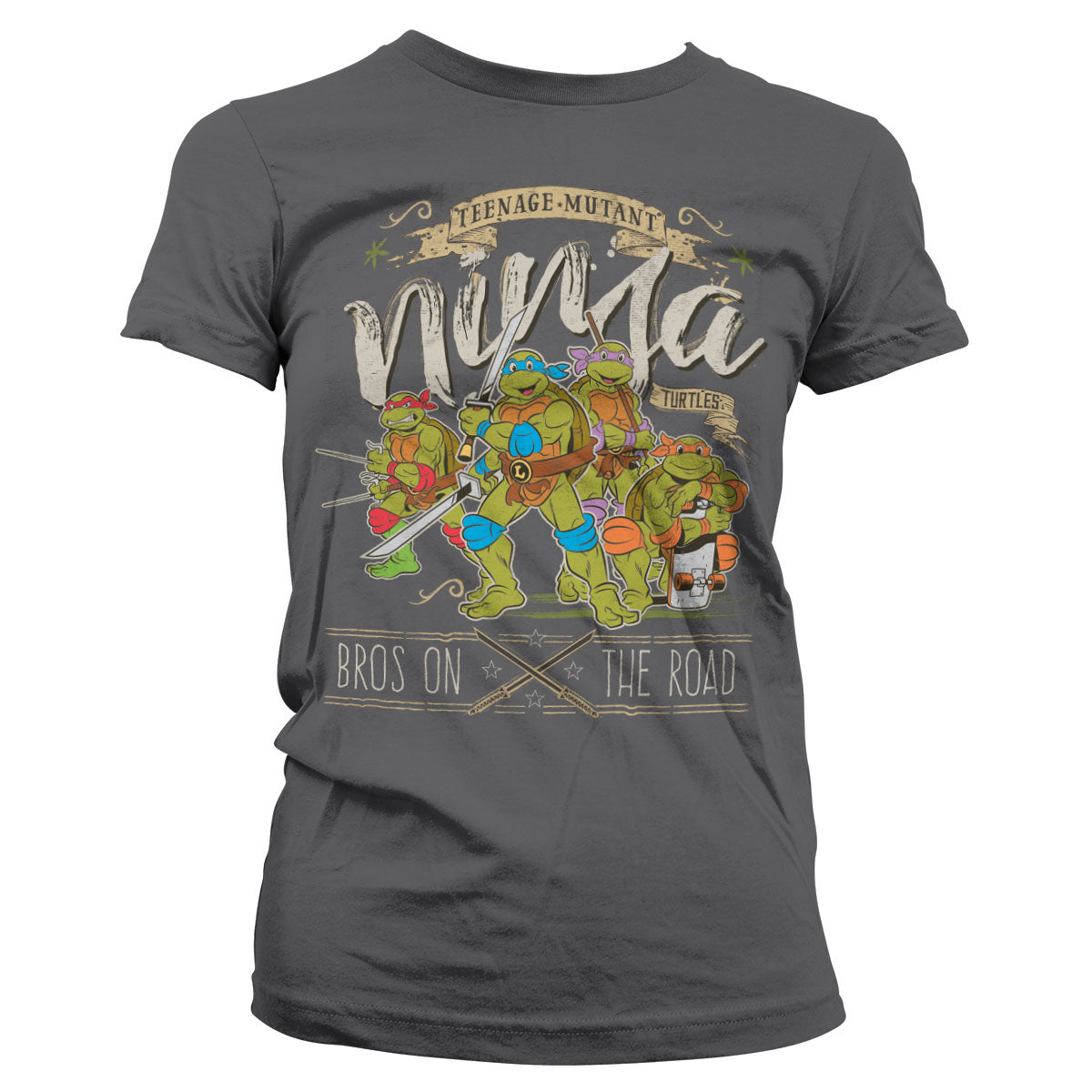 TMNT - Bros On The Road Girly Tee