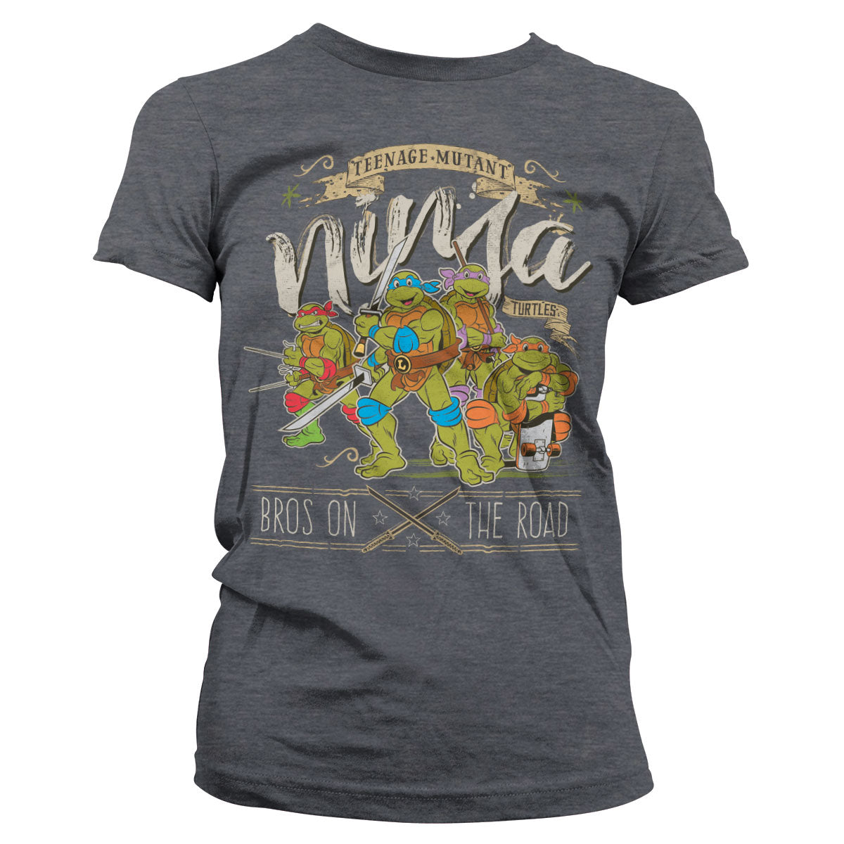 TMNT - Bros On The Road Girly Tee