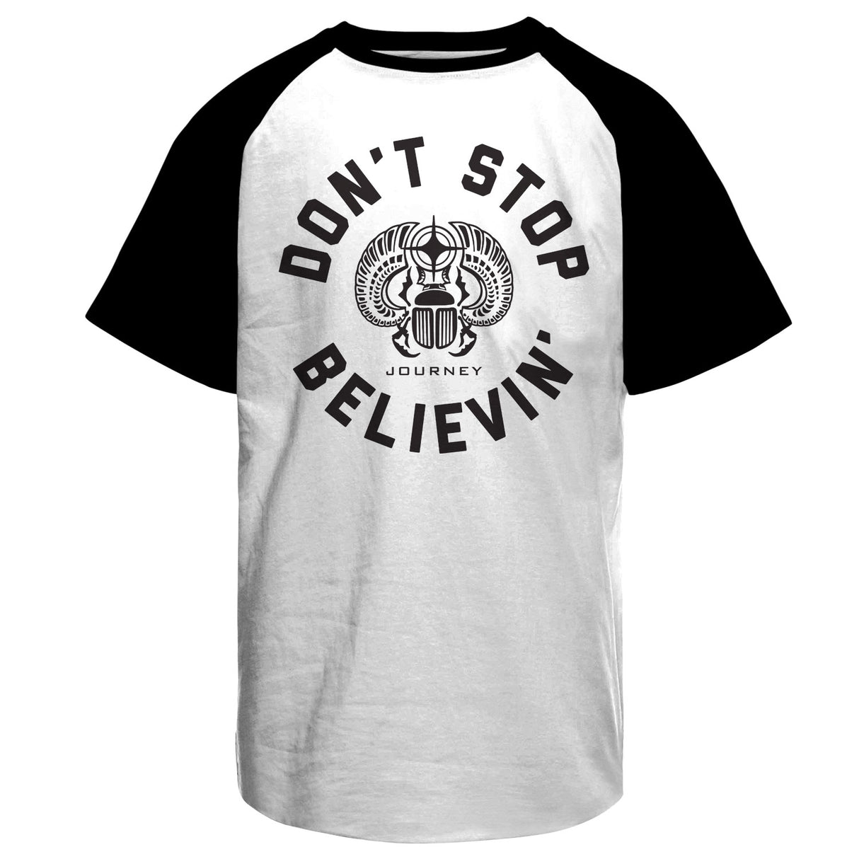 Don't Stop Believin' Circle Baseball T-Shirt