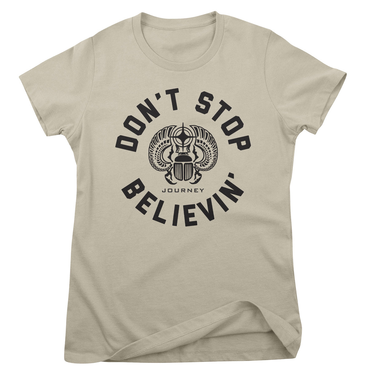 Don't Stop Believin' Circle Girly Tee