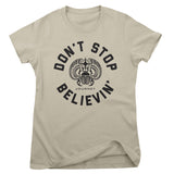 Don't Stop Believin' Circle Girly Tee