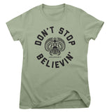 Don't Stop Believin' Circle Girly Tee