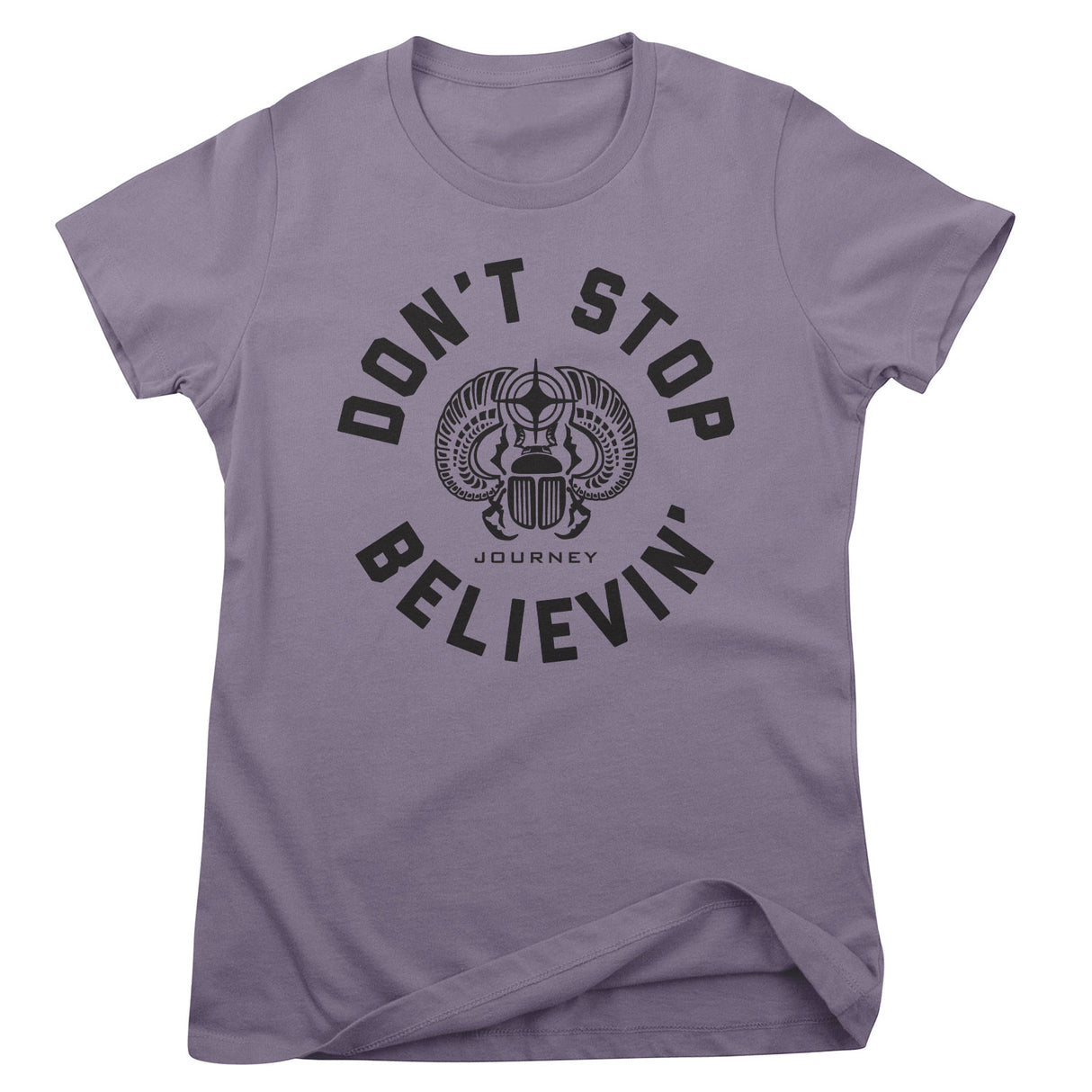 Don't Stop Believin' Circle Girly Tee