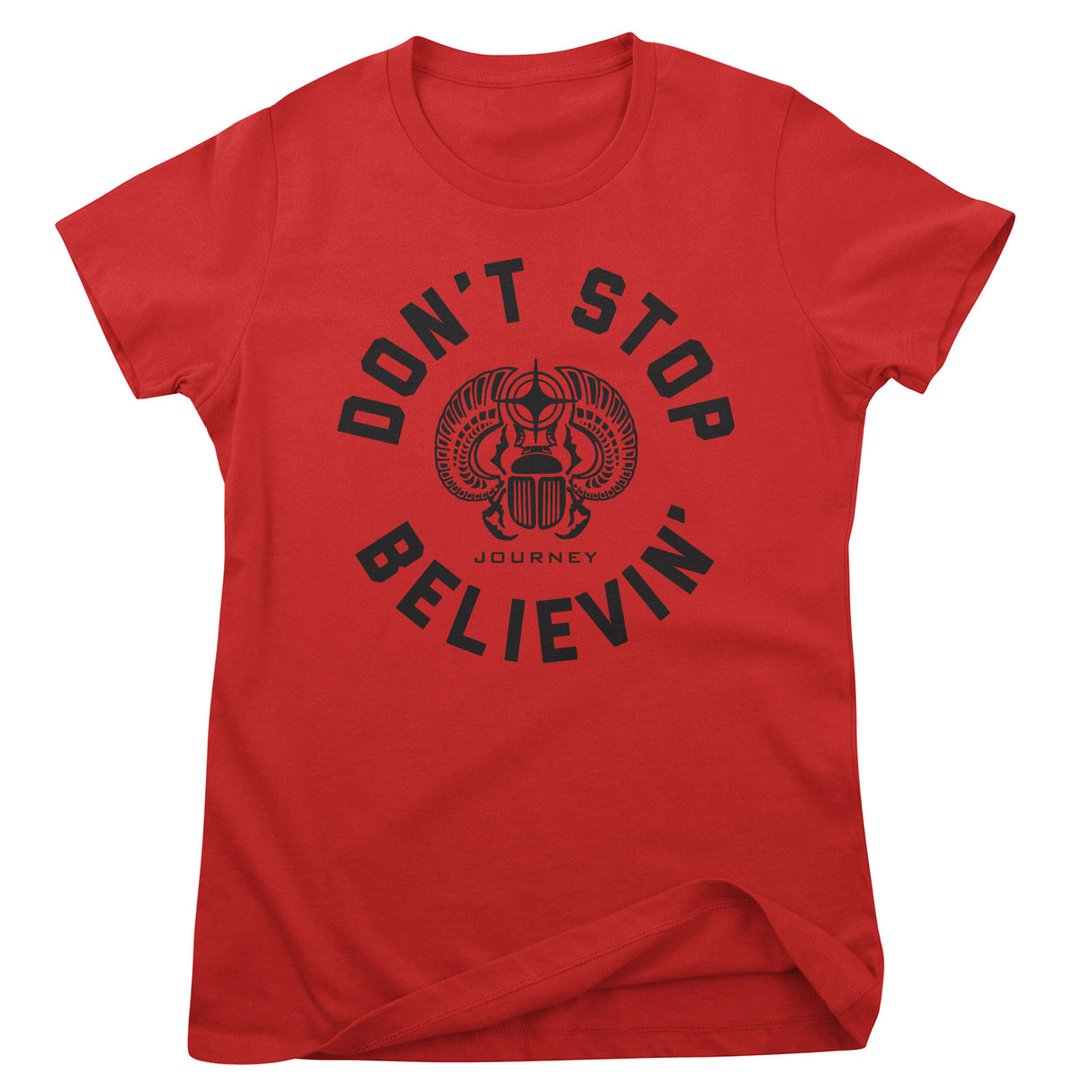 Don't Stop Believin' Circle Girly Tee