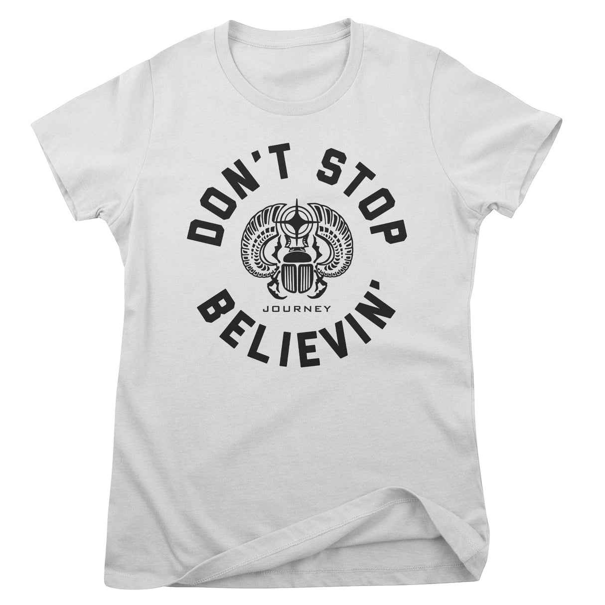 Don't Stop Believin' Circle Girly Tee