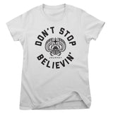 Don't Stop Believin' Circle Girly Tee