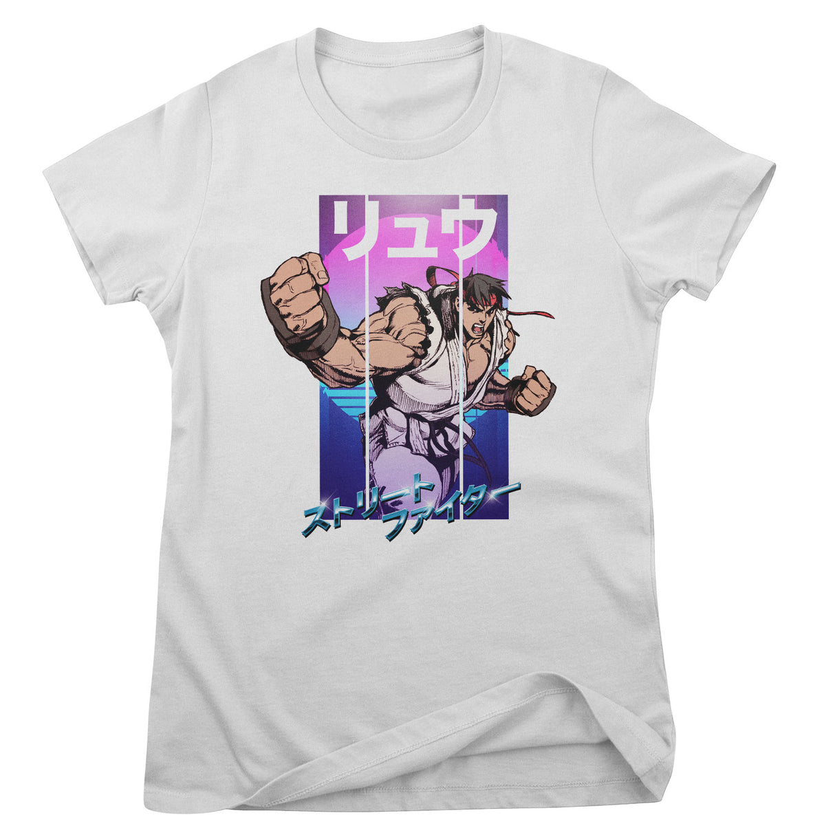 Street Fighter Japanese Girly Tee