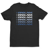 Pan-Am Stacked Logos T-Shirt