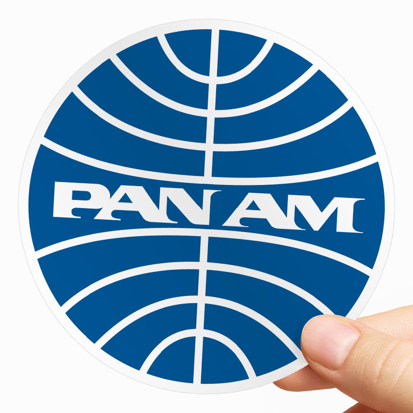 Pan-Am Globe Logo Sticker