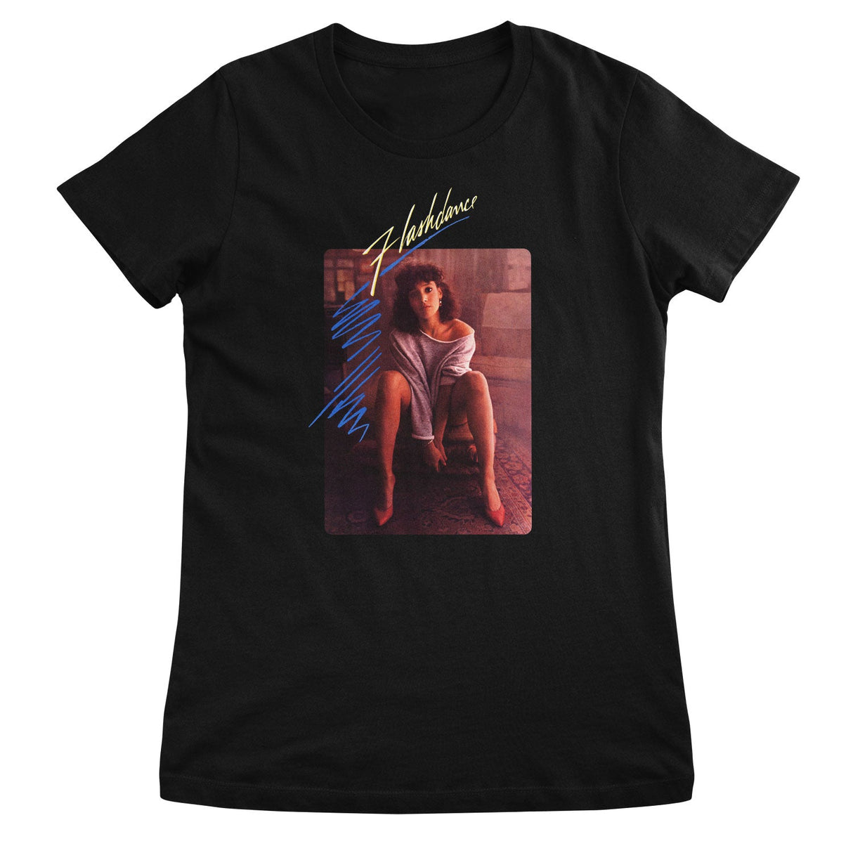 Flashdance Movie Poster Girly Tee