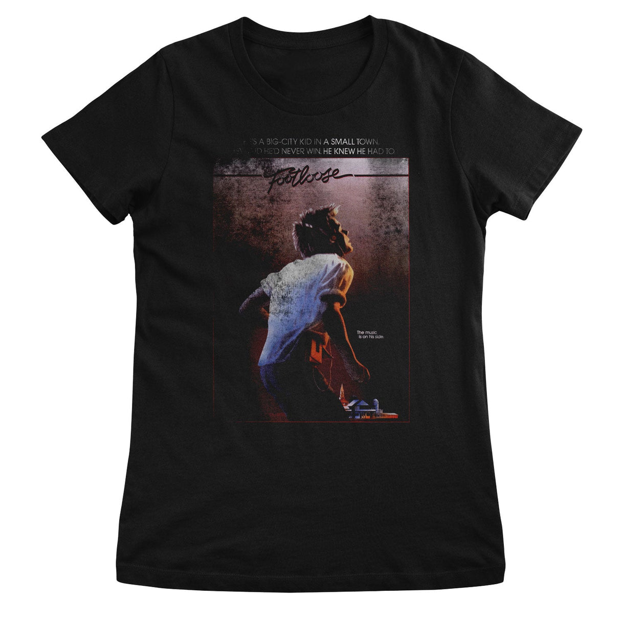 Footloose Vintage Movie Poster Girly Tee