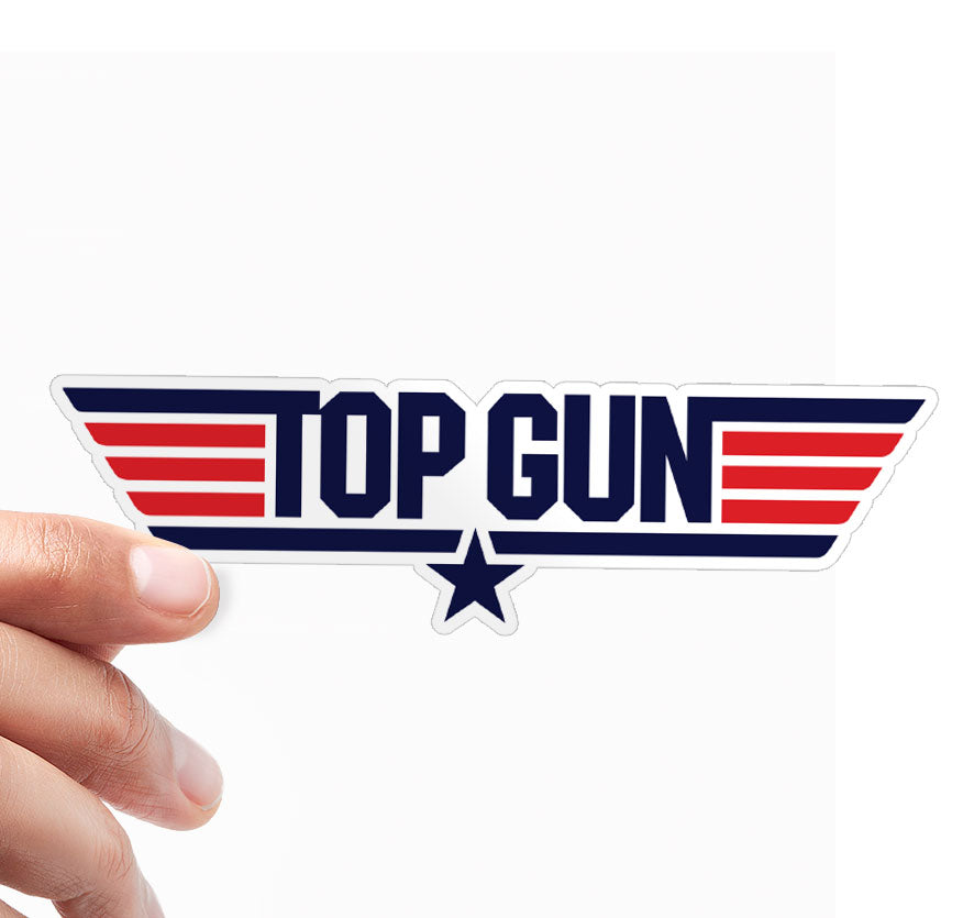 Top Gun Logotype Sticker