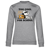 Snoopy - Too Cool For School Girly Hoodie