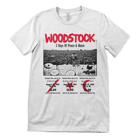 Woodstock - 3 Day Ticket T-Shirt