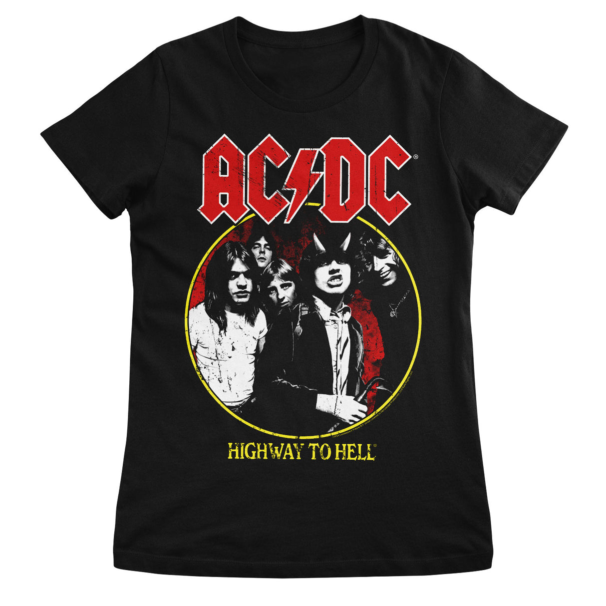 AC/DC - Highway To Hell 1979 Tour Girly Tee