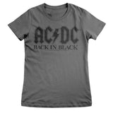 AC/DC Back In Black Girly Tee