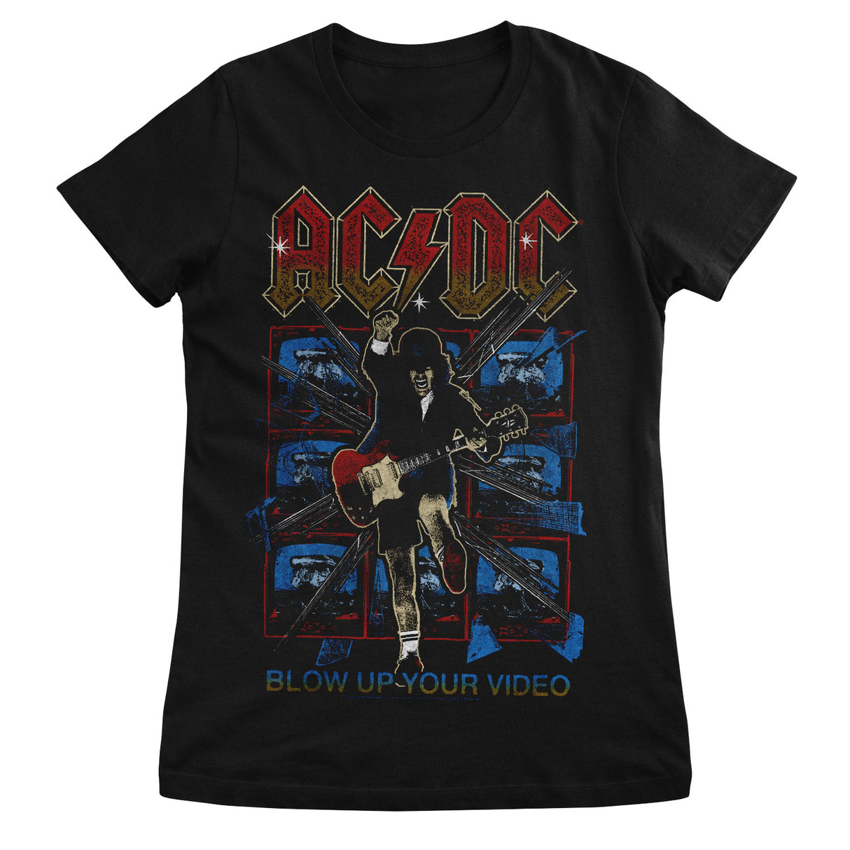 AC/DC - Blow Up Your  Video Girly Tee