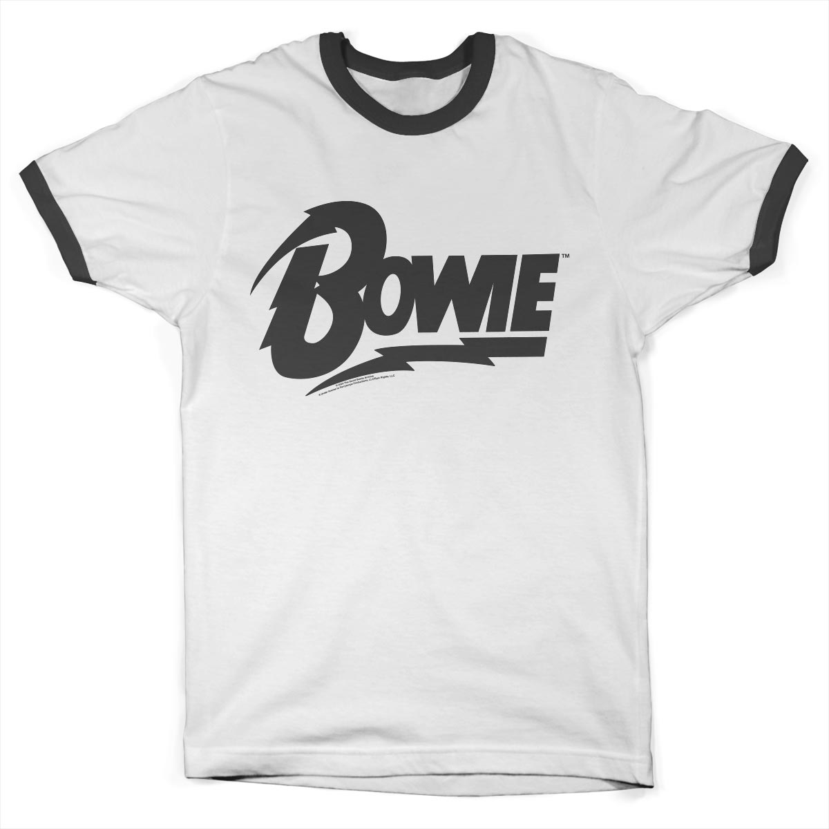 David Bowie Logo Ringer Tee