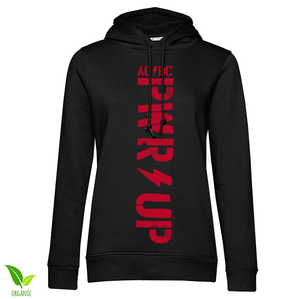 AC/DC - PWR-Up Vertical Logo Girly Hoodie