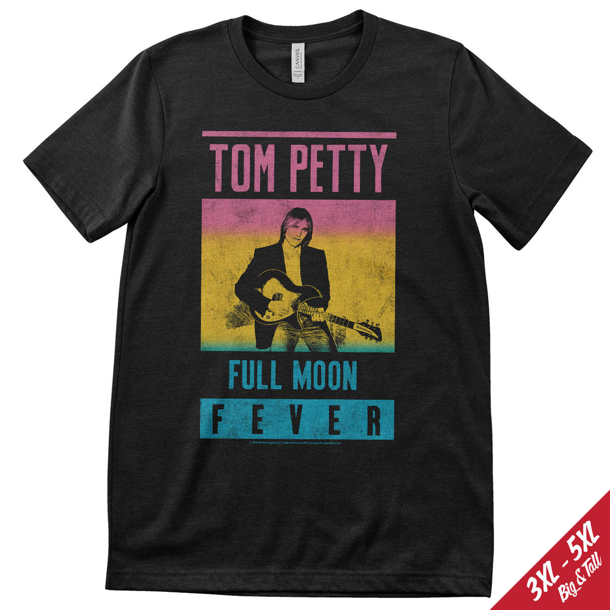 Tom Petty - Full Moon Fever Big & Tall T-Shirt